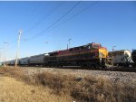 KCS 4724 with a train at Houston